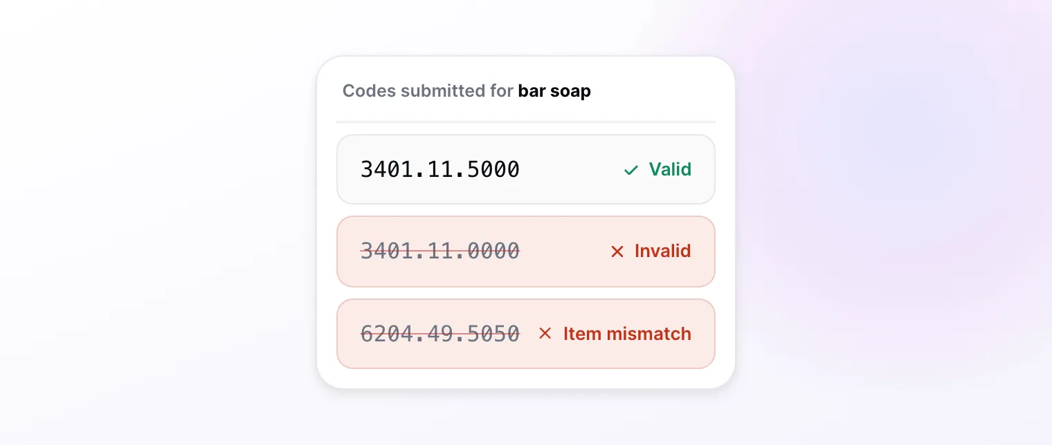 Every existing code, checked two ways